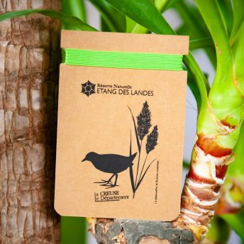 carnet d'observation étang des landes couverture