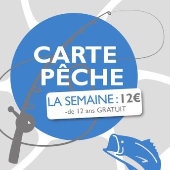 Carte de pêche à la semaine